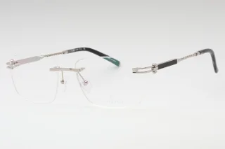 C02 Shiny Silver/Grey Horn / Clear Lens