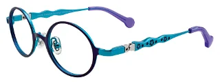 080 Satin Purple & Turquoise