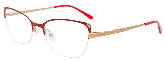 030 Matt Red & Matt Gold