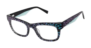 TEA Teal Leopard