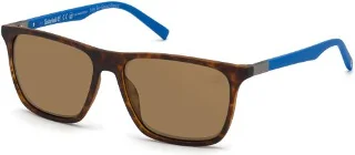 52H Matte Havana Front With Blue Rubber Temples