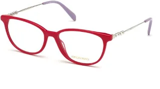 066 Shiny Fuchsia Front, Palladium Temples, Shiny Lilac Tips