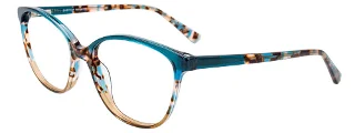 060 Teal Crystal & Demi Teal & Beige Crystal
