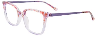080 Marbled Pink & Crystal Lilac