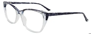 050 Blue Marbled & Crystal Light Blue