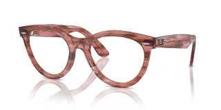 8363 Striped Transparent Pink