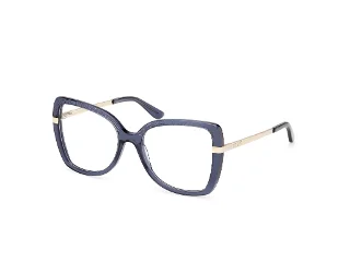 090 Shiny Blue / Shiny Pale Gold