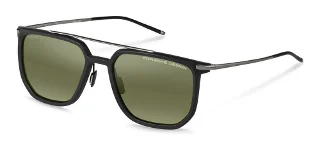 Black W Green Mirror (A427)