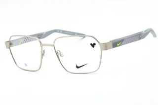 045 SATIN SILVER/Clear Demo Lens