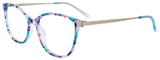 050 Multicolor Teal & Lilac & Purple/Satin Steel