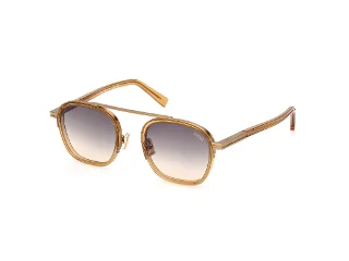 39K Shiny Trasparent Amber/Gradient Roviex Lenses