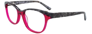 030 Pink Crystal & Pearl Grey Marbled