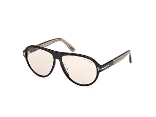 01E Shiny Black, Eco, Transp Oyster, "T" Logo/Photochromic Brown Lenses