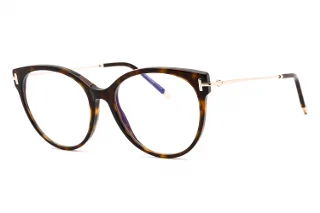 052 Shiny Classic Dark Havana, Shiny Rose Gold, "T" Logo