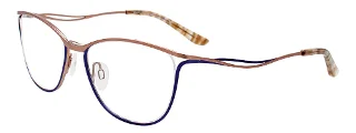 050 Matt Royal Blue & Matt Light Brown