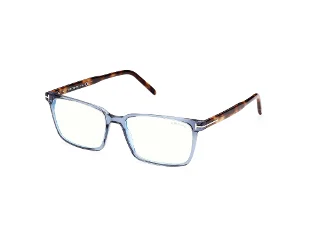 090 Shiny Tranparent Blue, Classic Havana