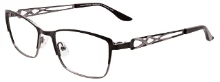 090 Satin Black & Shiny Dark Grey