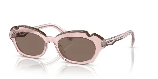 004/3G Transparent Pink/Brown