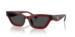587487 Transparent Deep Red