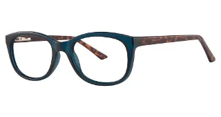 teal/tortoise matte