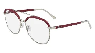 744 Light Gold/Burgundy Leather