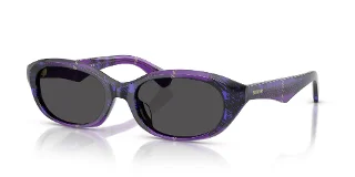 411387 Check Violet
