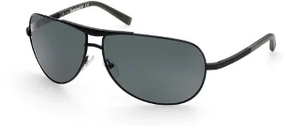 01R Shiny Black Front W/Satin Black Temples W/Green Tips/Green Lenses