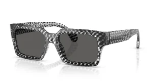 0495S4 New Damier Black Transparent