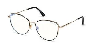 005 Shiny Black Enamel Front, Rose Gold, Black Tips
