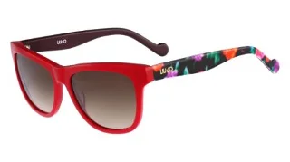 615 Red With Flowers