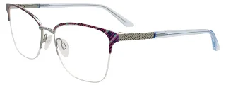 080 Light Blue & Purple Pattern