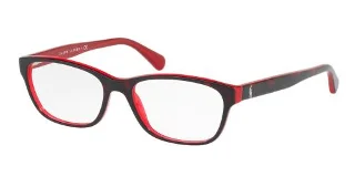 5255 Shiny Top Havana On Red