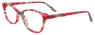 030 Red & Black Marble Mix