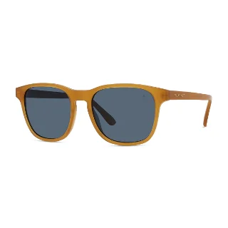 45V Shiny Orange With Pure Blue Lenses
