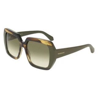322 Striped Khaki/Green